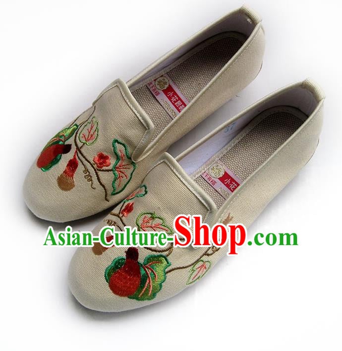 China Women Shoes Traditional Shoes National Beige Flax Shoes China Women Shoes Traditional Shoes National Beige Flax Shoes