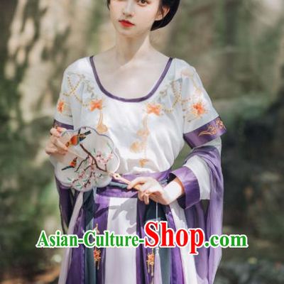 China Ancient Court Princess Replica Clothing Traditional Tang Dynasty Palace Lady Hanfu Dress
