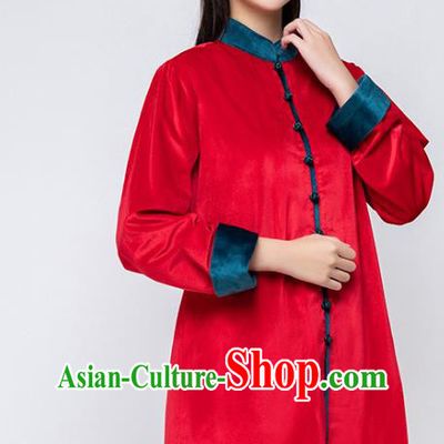 China Martial Arts Competition Clothing Woman Tai Chi Training Red Uniforms Traditional Kung Fu Costumes