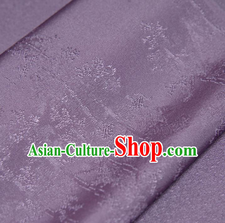 Asian Japan Classical Pattern Brocade Tapestry Traditional Japanese Kimono Violet Silk Fabric Asian Japan Classical Pattern Brocade Tapestry Traditional Japanese Kimono Violet Silk Fabric
