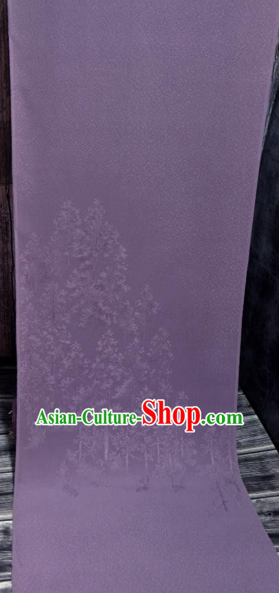 Asian Japan Classical Pattern Brocade Tapestry Traditional Japanese Kimono Violet Silk Fabric Asian Japan Classical Pattern Brocade Tapestry Traditional Japanese Kimono Violet Silk Fabric
