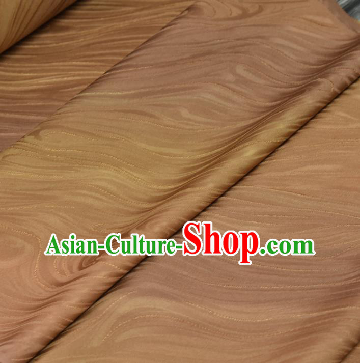 Asian Japan Flow Water Pattern Brocade Tapestry Traditional Japanese Kimono Ginger Silk Fabric Asian Japan Flow Water Pattern Brocade Tapestry Traditional Japanese Kimono Ginger Silk Fabric