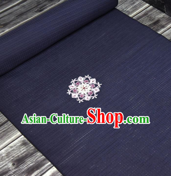 Traditional Japanese Kimono Purple Pure Silk Fabric Asian Japan Classical Baoxiang Pattern Brocade Tapestry Traditional Japanese Kimono Purple Pure Silk Fabric Asian Japan Classical Baoxiang Pattern Brocade Tapestry