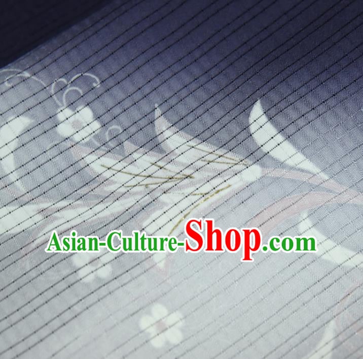Traditional Japanese Kimono Purple Pure Silk Fabric Asian Japan Classical Baoxiang Pattern Brocade Tapestry Traditional Japanese Kimono Purple Pure Silk Fabric Asian Japan Classical Baoxiang Pattern Brocade Tapestry