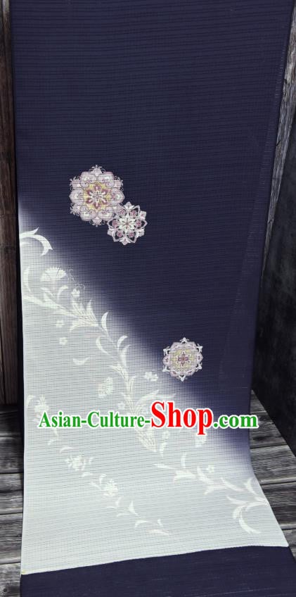 Traditional Japanese Kimono Purple Pure Silk Fabric Asian Japan Classical Baoxiang Pattern Brocade Tapestry Traditional Japanese Kimono Purple Pure Silk Fabric Asian Japan Classical Baoxiang Pattern Brocade Tapestry