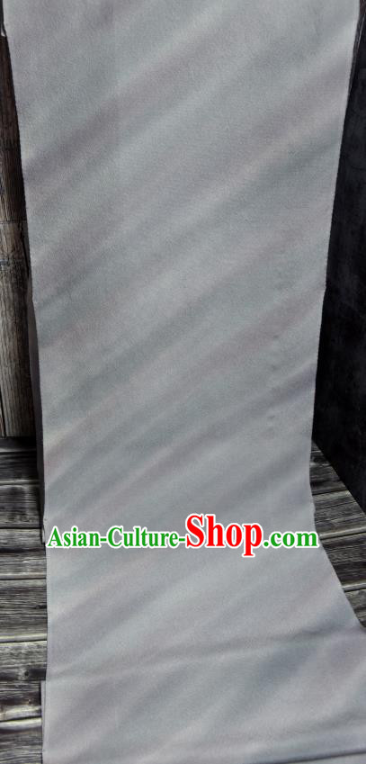 Traditional Asian Japan Classical Wafuku Grey Cloth Material Japanese Kimono Pure Silk Fabric Traditional Asian Japan Classical Wafuku Grey Cloth Material Japanese Kimono Pure Silk Fabric