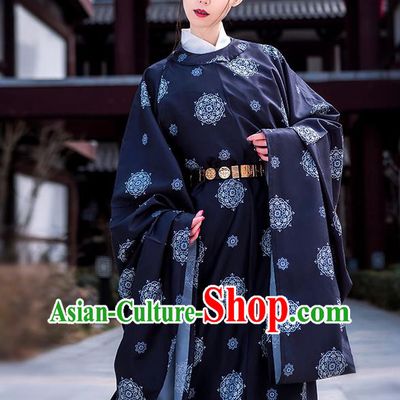 China Ancient Nobility Childe Hanfu Clothing Traditional Ming Dynasty Swordsman Costume for Men