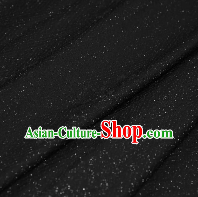 Asian Japan Kimono Brocade Tapestry Traditional Qipao Dress Black Silk Fabric Asian Japan Kimono Brocade Tapestry Traditional Qipao Dress Black Silk Fabric