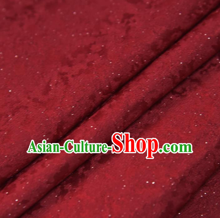 Asian Traditional Qipao Dress Red Silk Fabric Japan Classical Pattern Kimono Brocade Tapestry Asian Traditional Qipao Dress Red Silk Fabric Japan Classical Pattern Kimono Brocade Tapestry