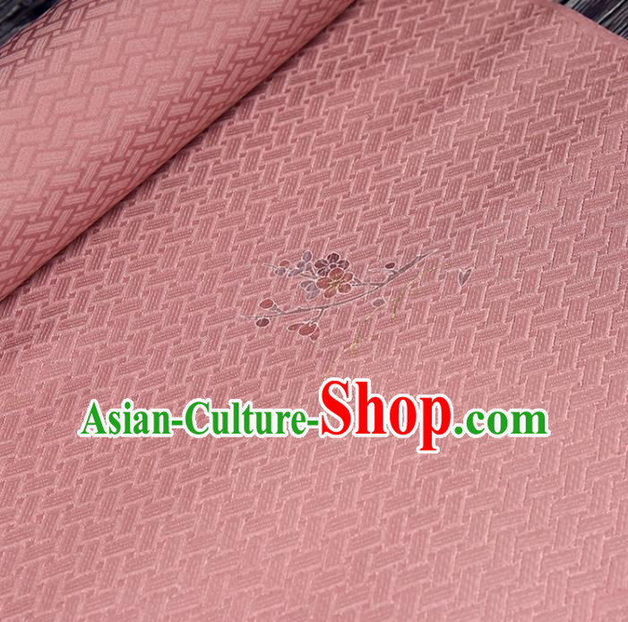 Traditional Japanese Chrysanthemum Pattern Pure Silk Fabric Asian Japan Kimono Pink Brocade Material Traditional Japanese Chrysanthemum Pattern Pure Silk Fabric Asian Japan Kimono Pink Brocade Material