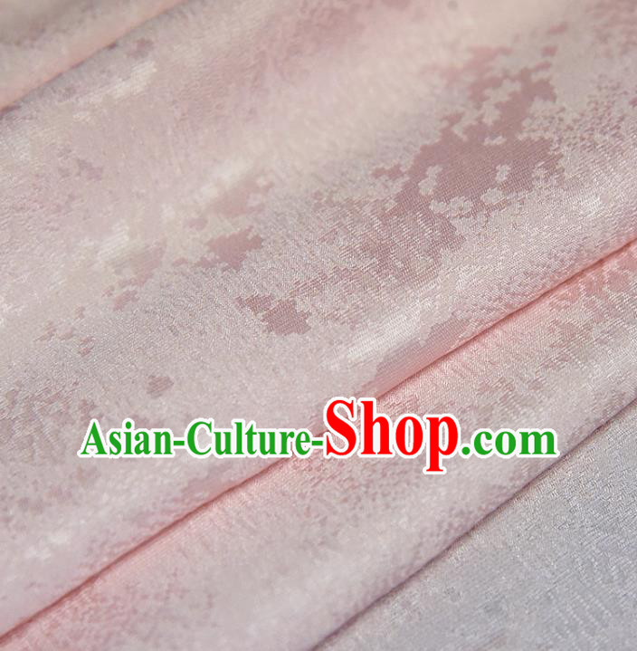 Traditional Hanfu Dress Classical Sakura Pattern Silk Fabric Asian Japan Kimono Pink Brocade Tapestry Traditional Hanfu Dress Classical Sakura Pattern Silk Fabric Asian Japan Kimono Pink Brocade Tapestry