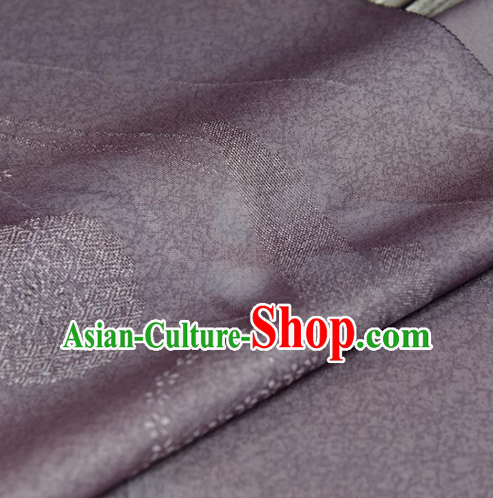 Traditional Japanese Sakura Pattern Pure Silk Fabric Asian Japan Kimono Dark Purple Brocade Material Traditional Japanese Sakura Pattern Pure Silk Fabric Asian Japan Kimono Dark Purple Brocade Material