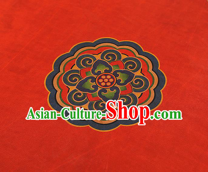 China Silk Fabric Traditional Red Brocade Asian Cheongsam Gambiered Guangdong Gauze China Silk Fabric Traditional Red Brocade Asian Cheongsam Gambiered Guangdong Gauze