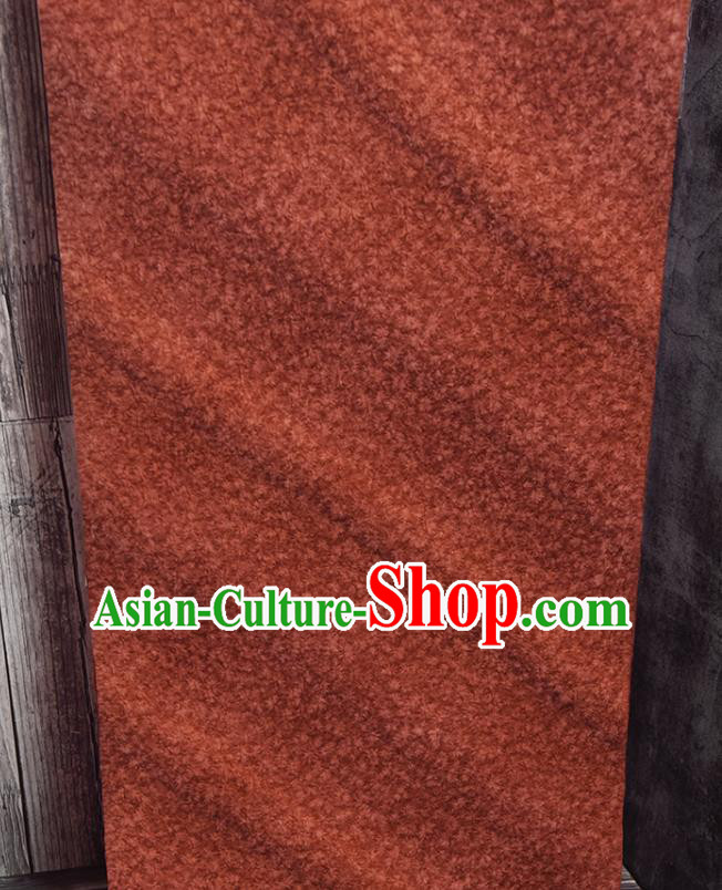 Traditional Japanese Haori Pure Silk Fabric Asian Japan Kimono Brownish Red Brocade Material Traditional Japanese Haori Pure Silk Fabric Asian Japan Kimono Brownish Red Brocade Material