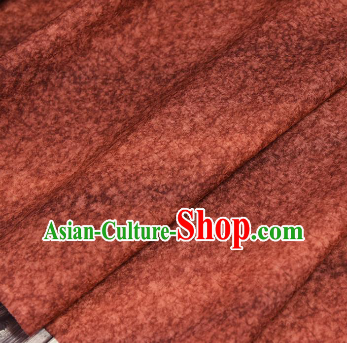 Traditional Japanese Haori Pure Silk Fabric Asian Japan Kimono Brownish Red Brocade Material Traditional Japanese Haori Pure Silk Fabric Asian Japan Kimono Brownish Red Brocade Material