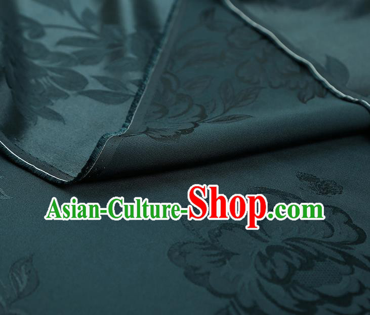China Traditional Brocade Fabric Asian Cheongsam Gambiered Guangdong Gauze Jacquard Atrovirens Silk Fabric China Traditional Brocade Fabric Asian Cheongsam Gambiered Guangdong Gauze Jacquard Atrovirens Silk Fabric