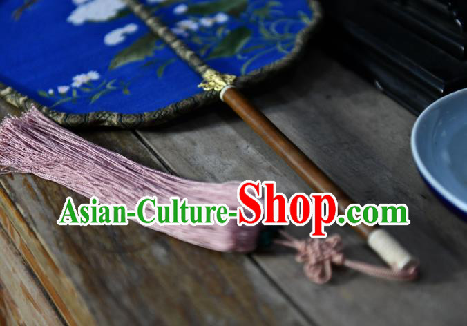 Traditional Chinese Blue Silk Fan China Classical Dace Fan Handmade Palace Fan Traditional Chinese Blue Silk Fan China Classical Dace Fan Handmade Palace Fan