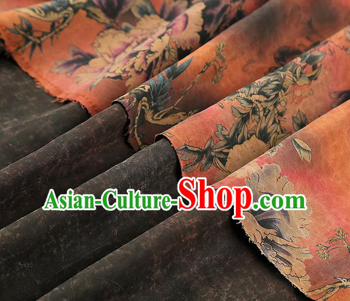China Classical Qipao Dress Tapestry Traditional Peony Pattern Silk Fabric Brocade China Classical Qipao Dress Tapestry Traditional Peony Pattern Silk Fabric Brocade