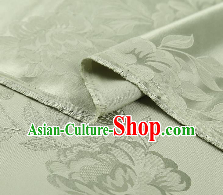 Asian Jacquard Fabric China Traditional Light Green Silk Fabric Cheongsam Gambiered Guangdong Gauze Asian Jacquard Fabric China Traditional Light Green Silk Fabric Cheongsam Gambiered Guangdong Gauze