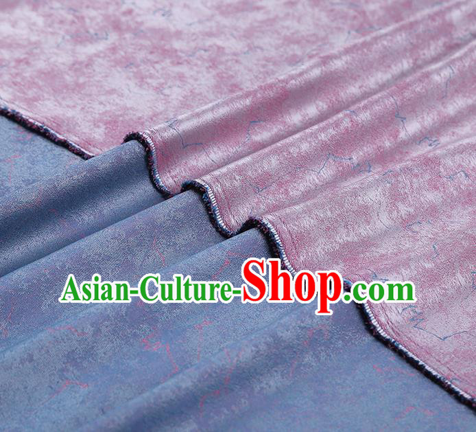 China Classical Cheongsam Lilac Silk Fabric Traditional Qipao Dress Song Brocade Drapery China Classical Cheongsam Lilac Silk Fabric Traditional Qipao Dress Song Brocade Drapery