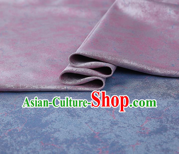 China Classical Cheongsam Lilac Silk Fabric Traditional Qipao Dress Song Brocade Drapery China Classical Cheongsam Lilac Silk Fabric Traditional Qipao Dress Song Brocade Drapery