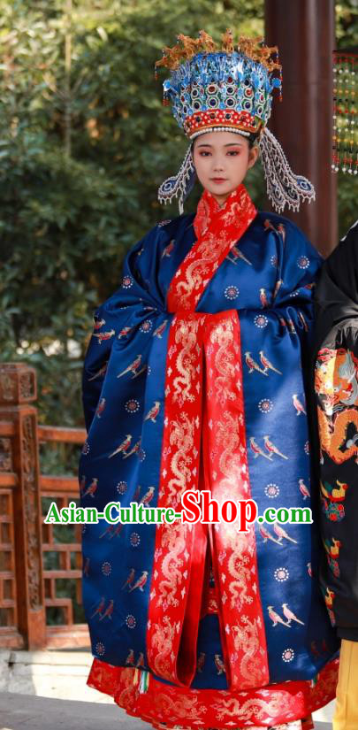 Chinese Traditional Ming Dynasty Court Woman Historical Costumes Ancient Empress Clothing Chinese Traditional Ming Dynasty Court Woman Historical Costumes Ancient Empress Clothing