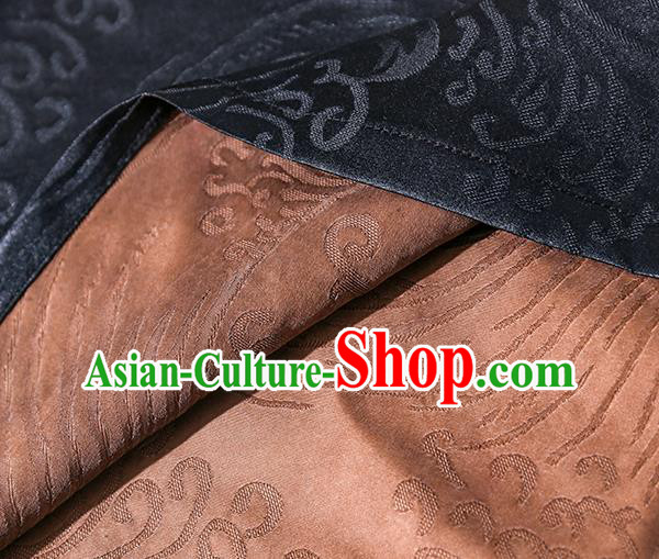 China Traditional Tang Suit Upper Outer Garment Classical Hand Painting Peony Black Silk Blouse China Traditional Tang Suit Upper Outer Garment Classical Hand Painting Peony Black Silk Blouse
