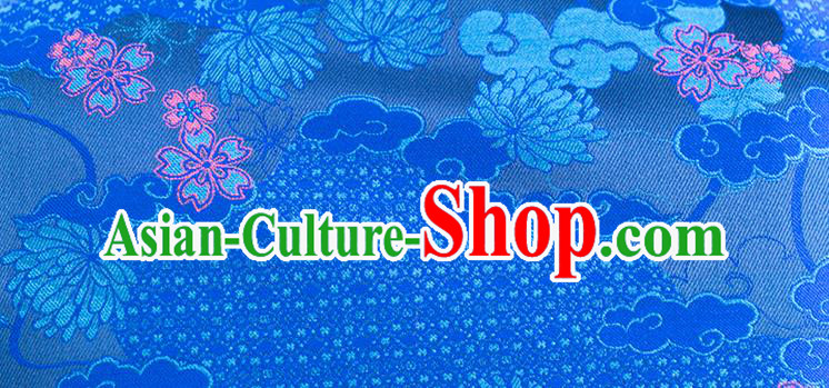 Asian Chinese Traditional Wedding Mother Song Brocade Qipao Dress Classical Royalblue Silk Cheongsam Costume Asian Chinese Traditional Wedding Mother Song Brocade Qipao Dress Classical Royalblue Silk Cheongsam Costume