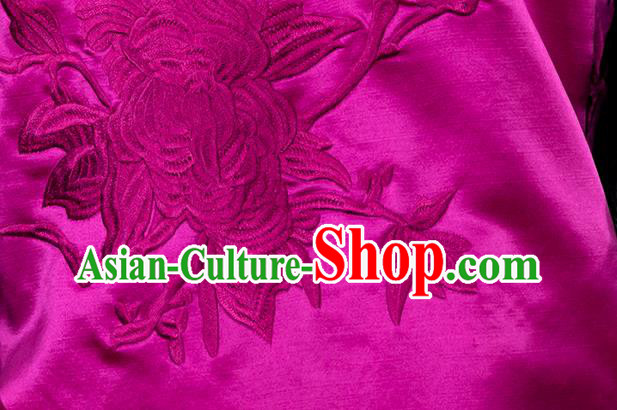 Chinese Traditional Embroidered Rosy Silk Vest Costume National Women Tang Suit Waistcoat Chinese Traditional Embroidered Rosy Silk Vest Costume National Women Tang Suit Waistcoat