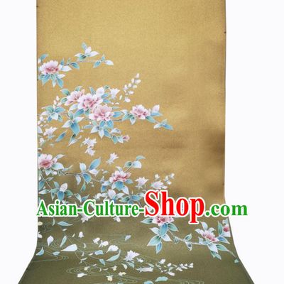 Asian Japan Brocade Japanese Kimono Tapestry Drapery Traditional Silk Fabric