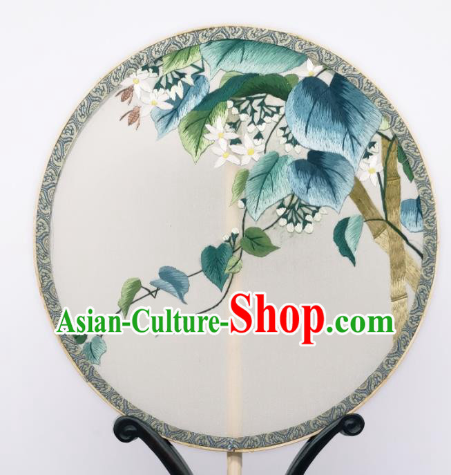 China Traditional Song Dynasty Palace Fan Classical Dance Silk Fan Embroidered Circular Fan China Traditional Song Dynasty Palace Fan Classical Dance Silk Fan Embroidered Circular Fan