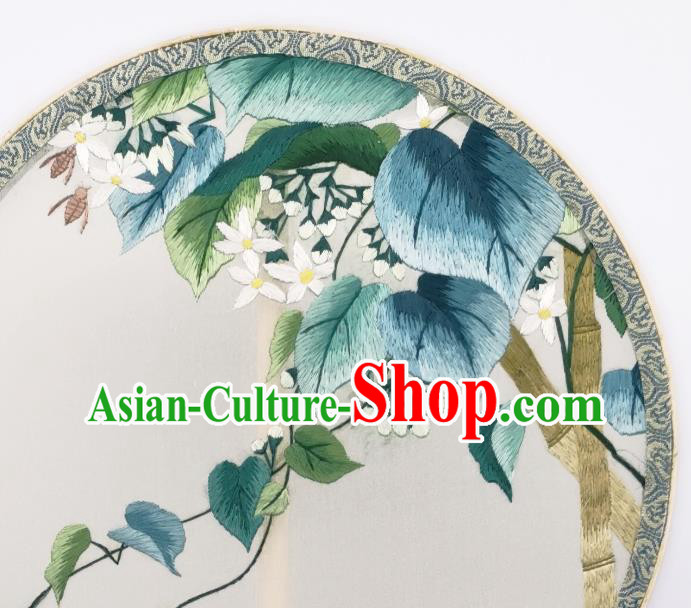 China Traditional Song Dynasty Palace Fan Classical Dance Silk Fan Embroidered Circular Fan China Traditional Song Dynasty Palace Fan Classical Dance Silk Fan Embroidered Circular Fan
