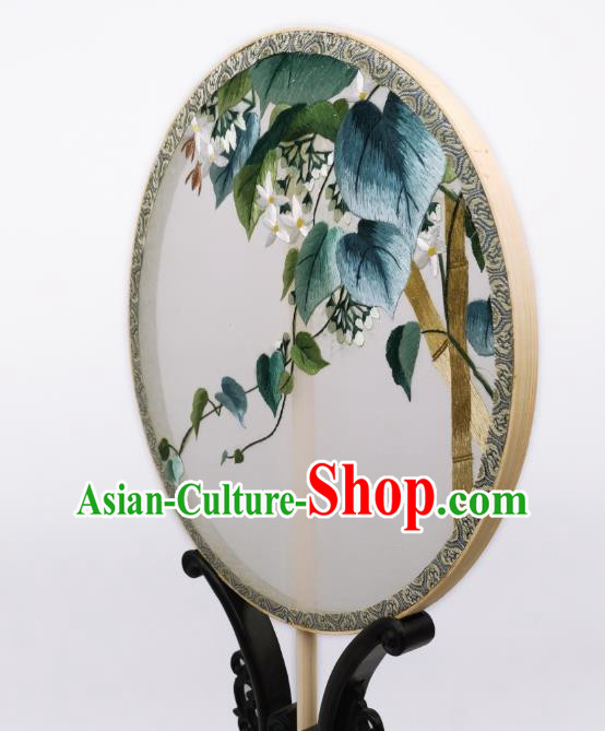 China Traditional Song Dynasty Palace Fan Classical Dance Silk Fan Embroidered Circular Fan China Traditional Song Dynasty Palace Fan Classical Dance Silk Fan Embroidered Circular Fan