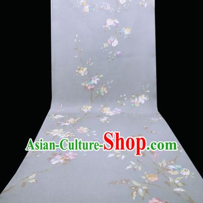 Asian Japan Classical Primrose Pattern Brocade Traditional Silk Fabric Japanese Kimono Cloth Drapery