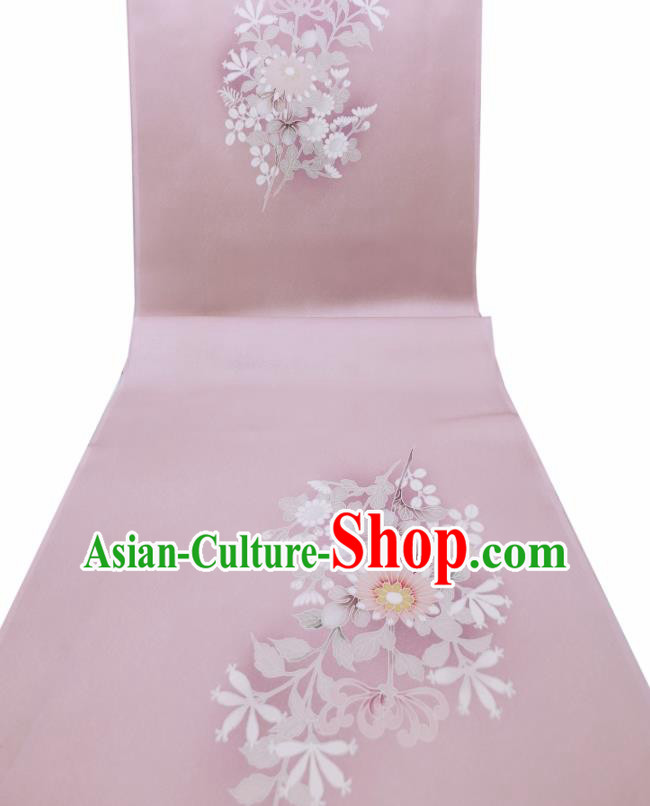 Asian Japanese Traditional Kimono Silk Fabric Japan Hand Painting Plum Orchids Chrysanthemum Lilac Brocade Asian Japanese Traditional Kimono Silk Fabric Japan Hand Painting Plum Orchids Chrysanthemum Lilac Brocade