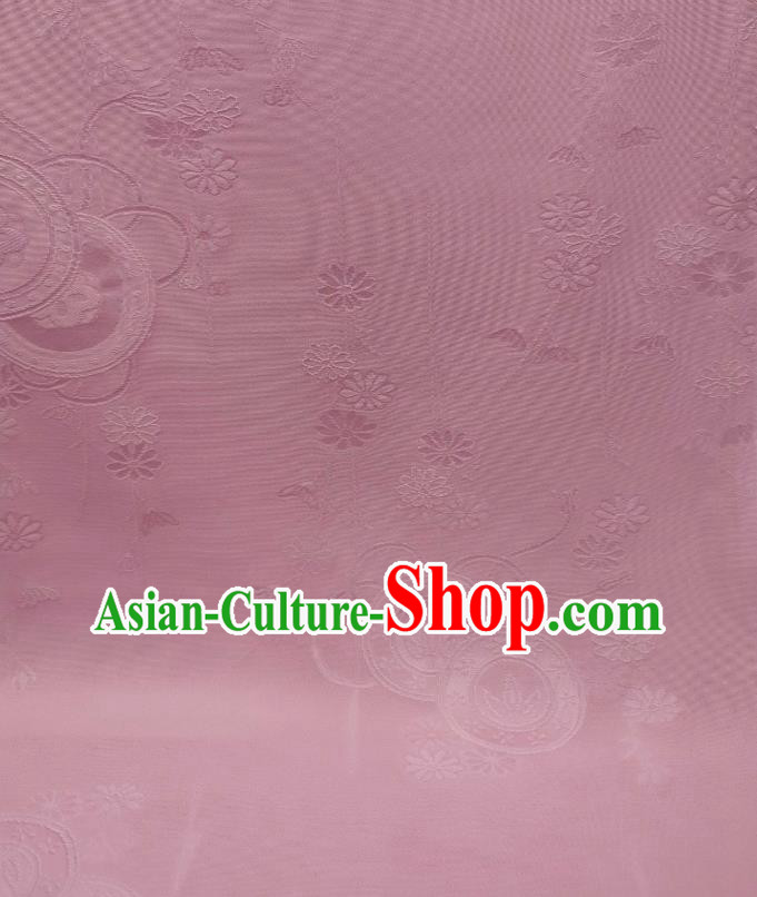 Asian Japan Classical Wheel Pattern Silk Fabric Traditional Japanese Iromuji Kimono Pink Brocade Tapestry Asian Japan Classical Wheel Pattern Silk Fabric Traditional Japanese Iromuji Kimono Pink Brocade Tapestry