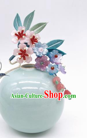 Chinese Traditional Flowers Hair Stick Hanfu Hair Accessories Handmade Ancient Princess Hairpin Chinese Traditional Flowers Hair Stick Hanfu Hair Accessories Handmade Ancient Princess Hairpin