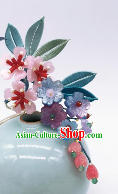 Chinese Traditional Flowers Hair Stick Hanfu Hair Accessories Handmade Ancient Princess Hairpin Chinese Traditional Flowers Hair Stick Hanfu Hair Accessories Handmade Ancient Princess Hairpin