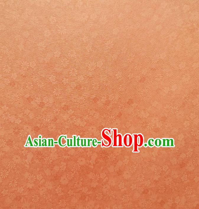 Asian Japan Brocade Classical Iromuji Kimono Orange Silk Fabric Traditional Japanese Damask Tapestry Asian Japan Brocade Classical Iromuji Kimono Orange Silk Fabric Traditional Japanese Damask Tapestry
