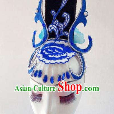 China Traditional Stage Performance Hair Accessories Handmade Wigs Chignon Folk Dance Headwear