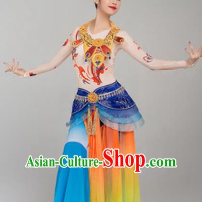 China Flying Apsaras Dance Dress Classical Dance Stage Performance Costume
