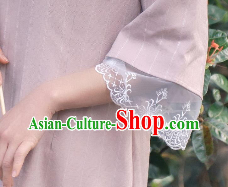 Chinese National Slant Opening Qipao Dress Traditional Clothing Young Lady Cheongsam Chinese National Slant Opening Qipao Dress Traditional Clothing Young Lady Cheongsam