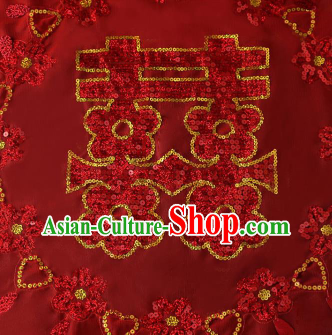 China Red Bridal Veil Kerchief Traditional Wedding Xiuhe Suit Embroidered Headdress China Red Bridal Veil Kerchief Traditional Wedding Xiuhe Suit Embroidered Headdress
