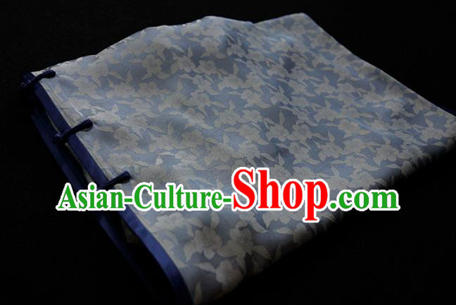 Republic of China Classical Blue Silk Cheongsam Traditional Minguo Young Lady Qipao Dress Republic of China Classical Blue Silk Cheongsam Traditional Minguo Young Lady Qipao Dress