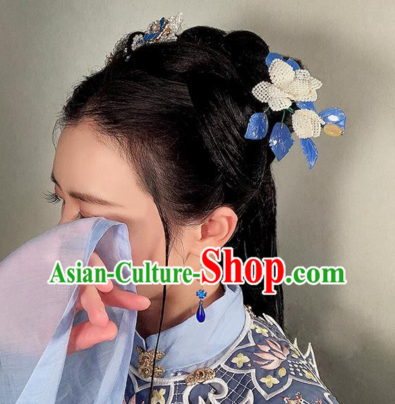 Chinese Traditional Song Dynasty Court Woman Hair Accessories Handmade Ancient Princess Pearls Hairpin Chinese Traditional Song Dynasty Court Woman Hair Accessories Handmade Ancient Princess Pearls Hairpin