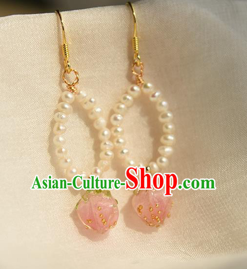 China Handmade Classical Earrings Jewelry Traditional Cheongsam Pearls Ear Accessories China Handmade Classical Earrings Jewelry Traditional Cheongsam Pearls Ear Accessories