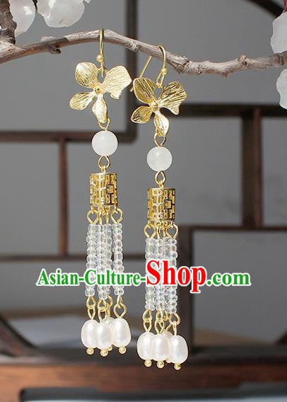 China Handmade Ancient Palace Lantern Tassel Earrings Traditional Wedding Bride Ear Accessories China Handmade Ancient Palace Lantern Tassel Earrings Traditional Wedding Bride Ear Accessories