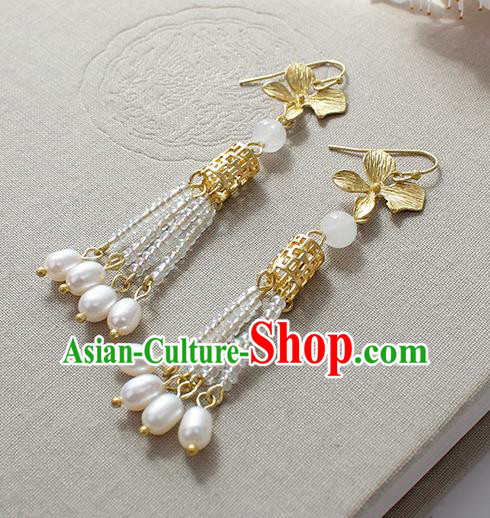 China Handmade Ancient Palace Lantern Tassel Earrings Traditional Wedding Bride Ear Accessories China Handmade Ancient Palace Lantern Tassel Earrings Traditional Wedding Bride Ear Accessories