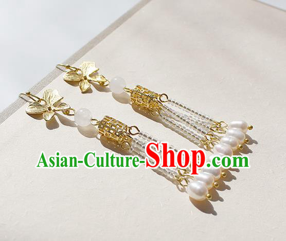 China Handmade Ancient Palace Lantern Tassel Earrings Traditional Wedding Bride Ear Accessories China Handmade Ancient Palace Lantern Tassel Earrings Traditional Wedding Bride Ear Accessories