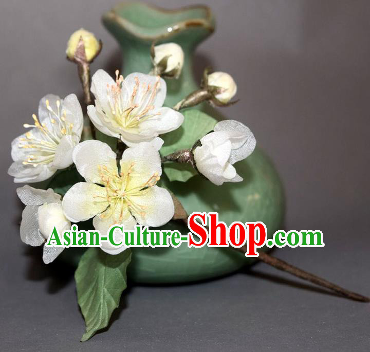 Chinese Traditional Song Dynasty Hair Stick Handmade Ancient Princess Pear Blossom Hairpin Chinese Traditional Song Dynasty Hair Stick Handmade Ancient Princess Pear Blossom Hairpin